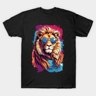 Cool Lion in Sunglasses T-Shirt